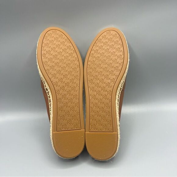 Lauren Ralph Lauren Cameryn IV Tumbled Leather Espadrilles - Picture 4 of 5
